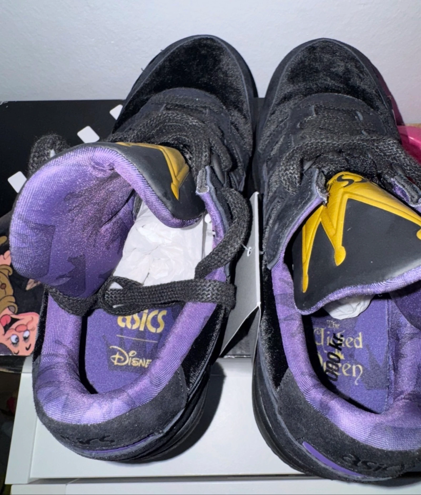 Asics spéciale édition noires/violettes - Taille 38 - Neuves avec étiquette – photo 8